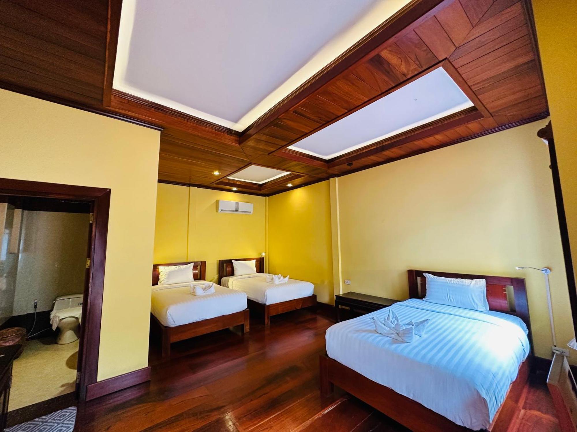 לואנג פרבאנג Villa Phonethip Mekong Riverside חדר תמונה